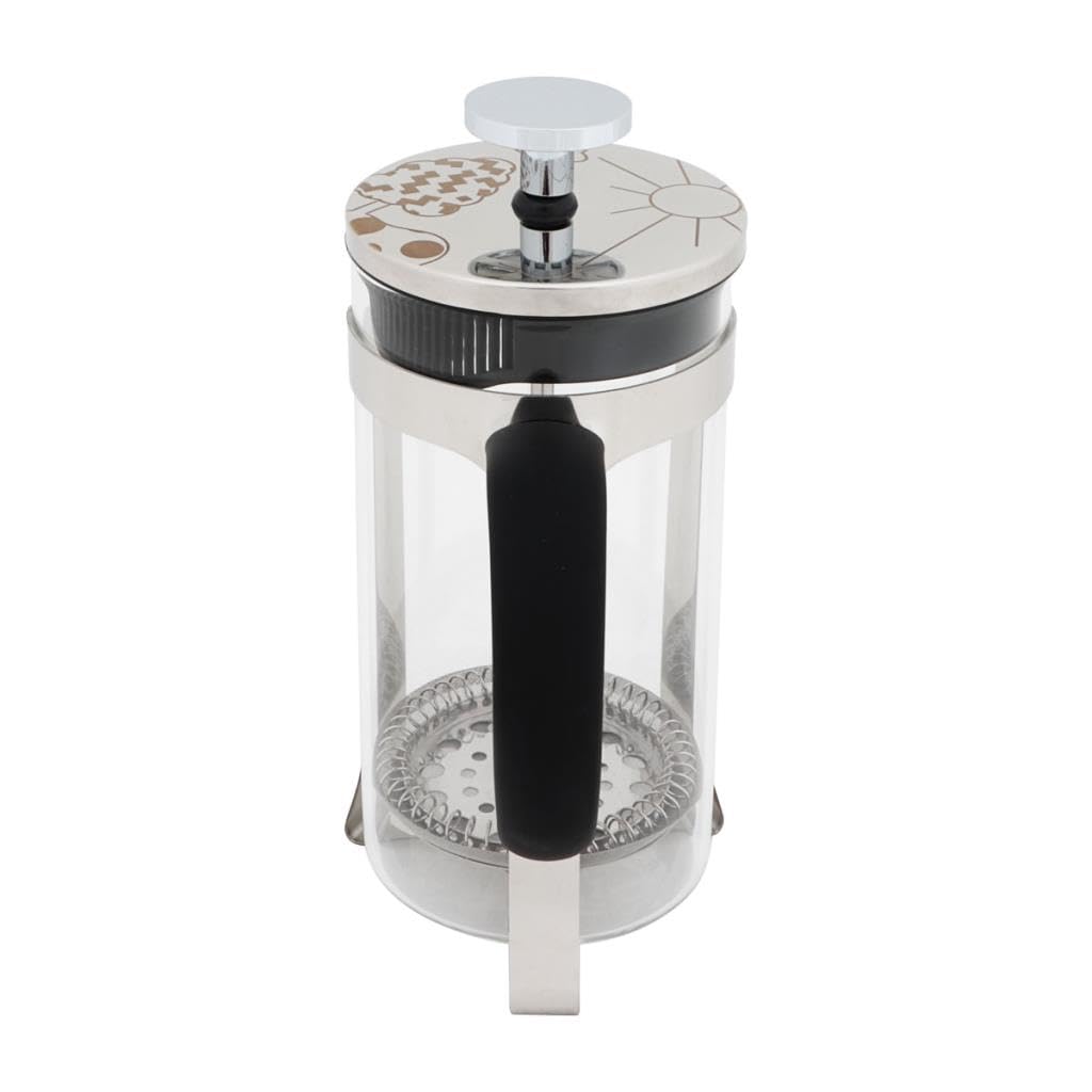 French Press Coffee Maker 20 oz Borosilicate Glass Stainless Steel M414913