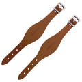 Leather Stirrup Hobble Straps with Stainless Steel Buckle G839