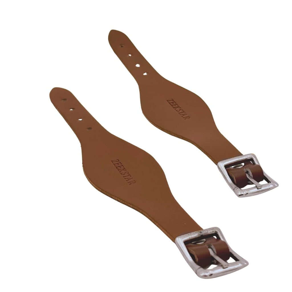 Leather Stirrup Hobble Straps with Stainless Steel Buckle G839