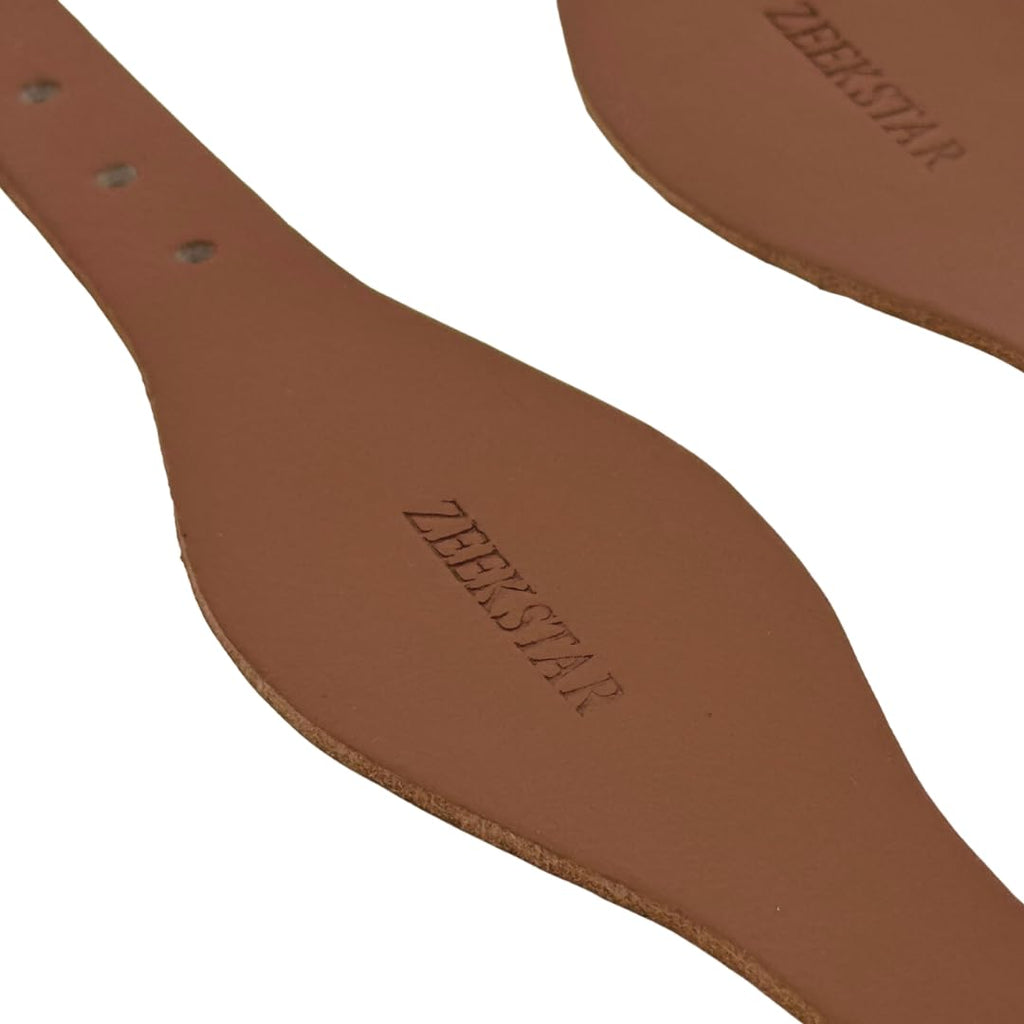 Leather Stirrup Hobble Straps with Stainless Steel Buckle G839