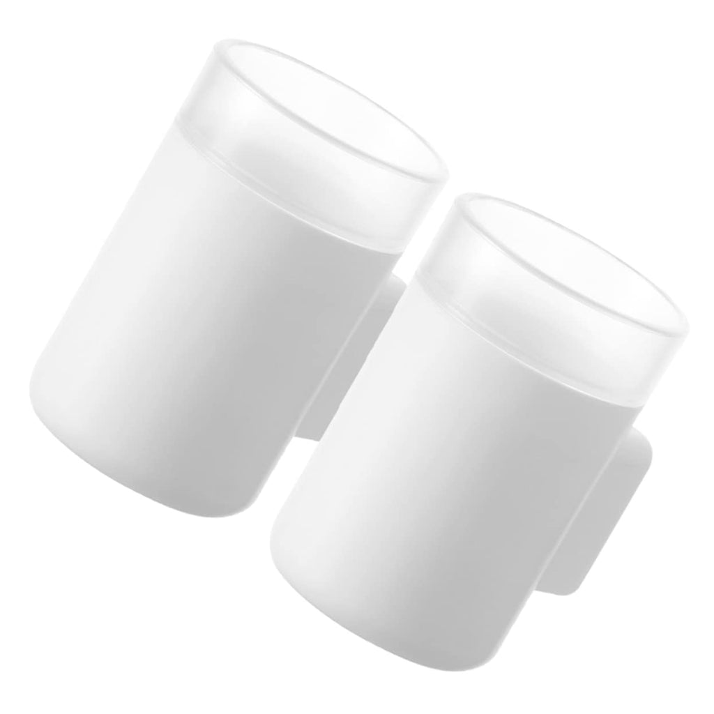 Wall Mounted Toothbrush Holder 2 Pack Plastic B248