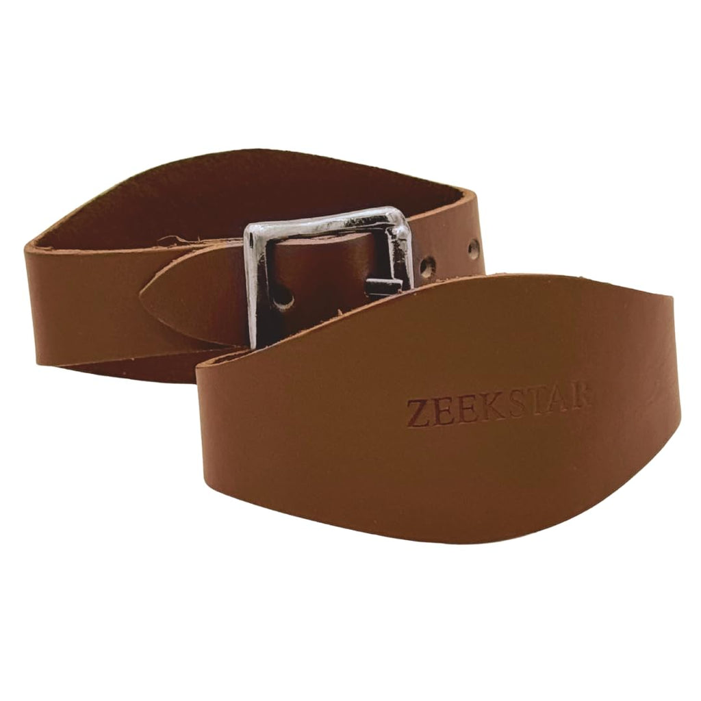 Leather Stirrup Hobble Straps with Stainless Steel Buckle G839
