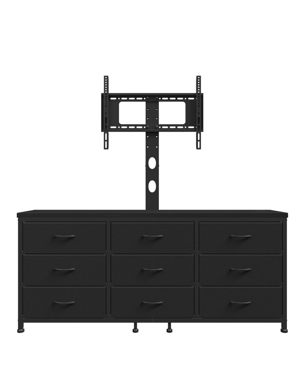 TV Stand with Mount and 9 Fabric Drawers W950