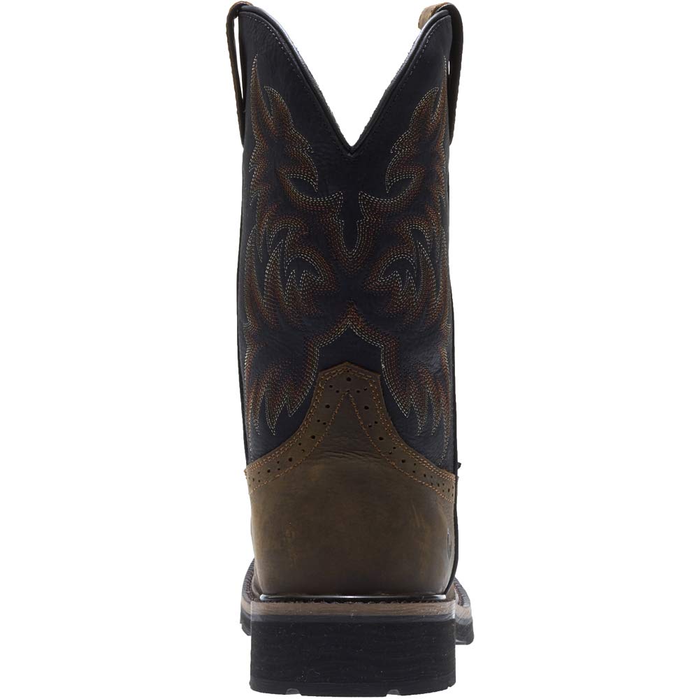 Waterproof Steel Toe Square Toe 10in Wellington Work Boot V396