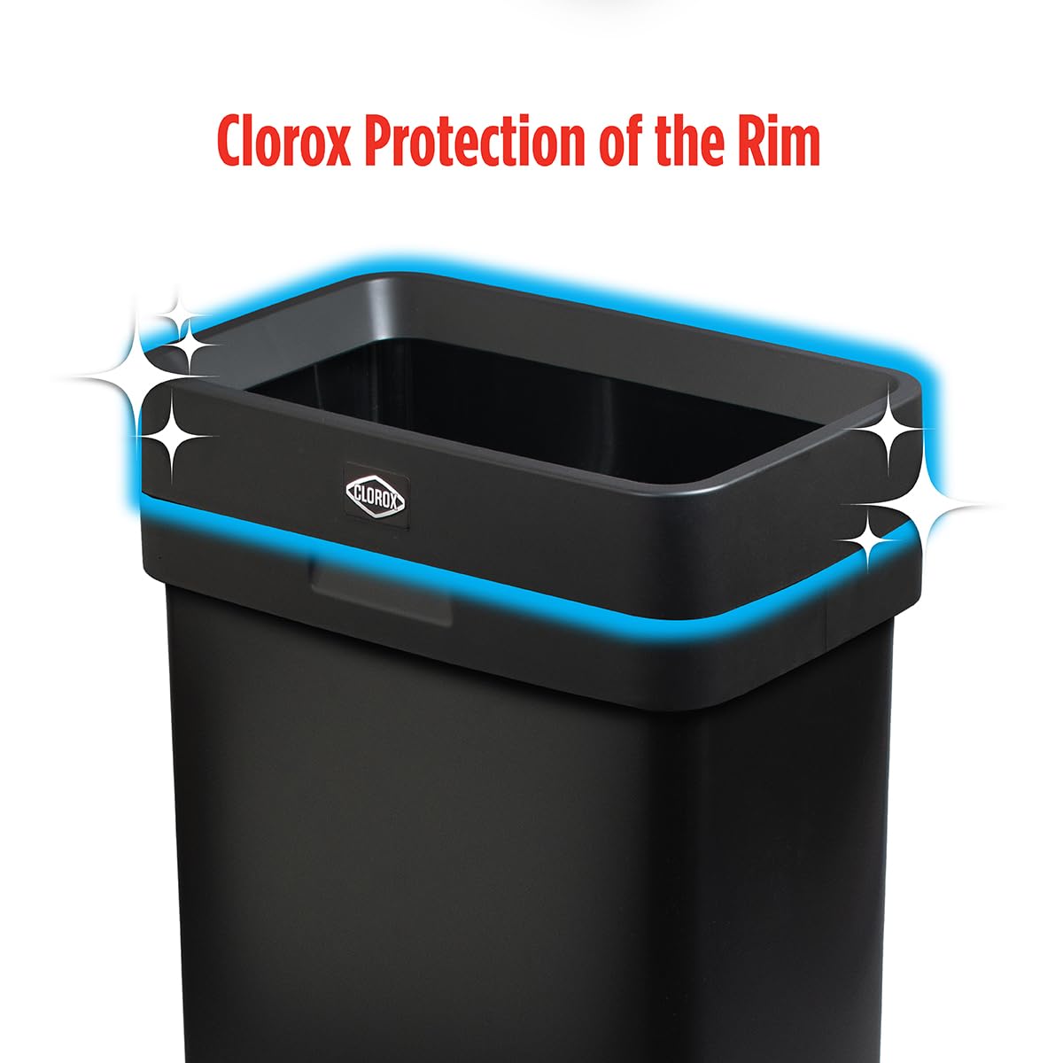 Slim Open Top Stainless Steel Trash Can, Matte Black, 13 Gal / 50L R1324