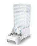 8L Stainless Steel Gravity Dog Water Bowl Dispenser with Filter F6414