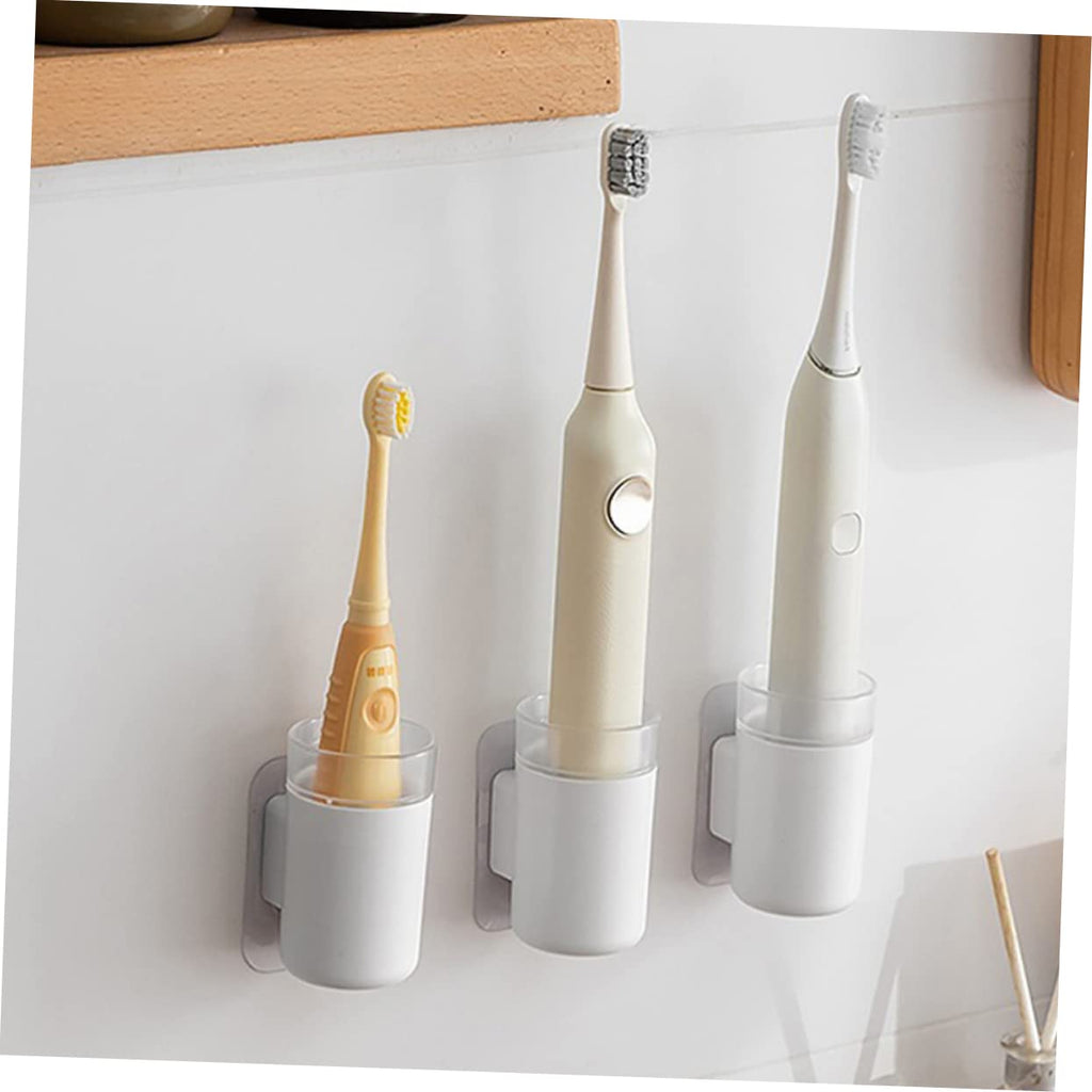 Wall Mounted Toothbrush Holder 2 Pack Plastic B248