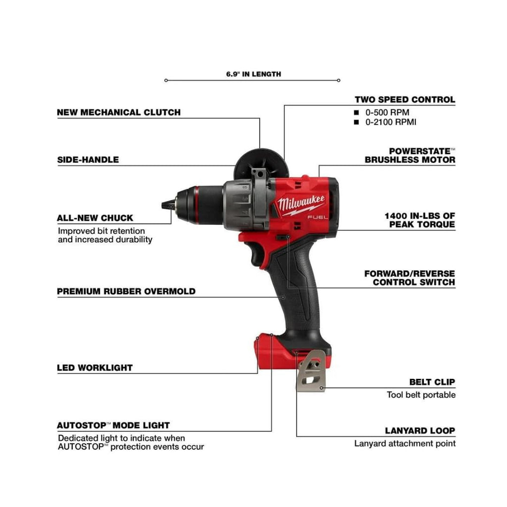 18-Volt Lithium-Ion Brushless Cordless Combo Kit with Two 5.0 Ah Batteries (7-Tool) J185036