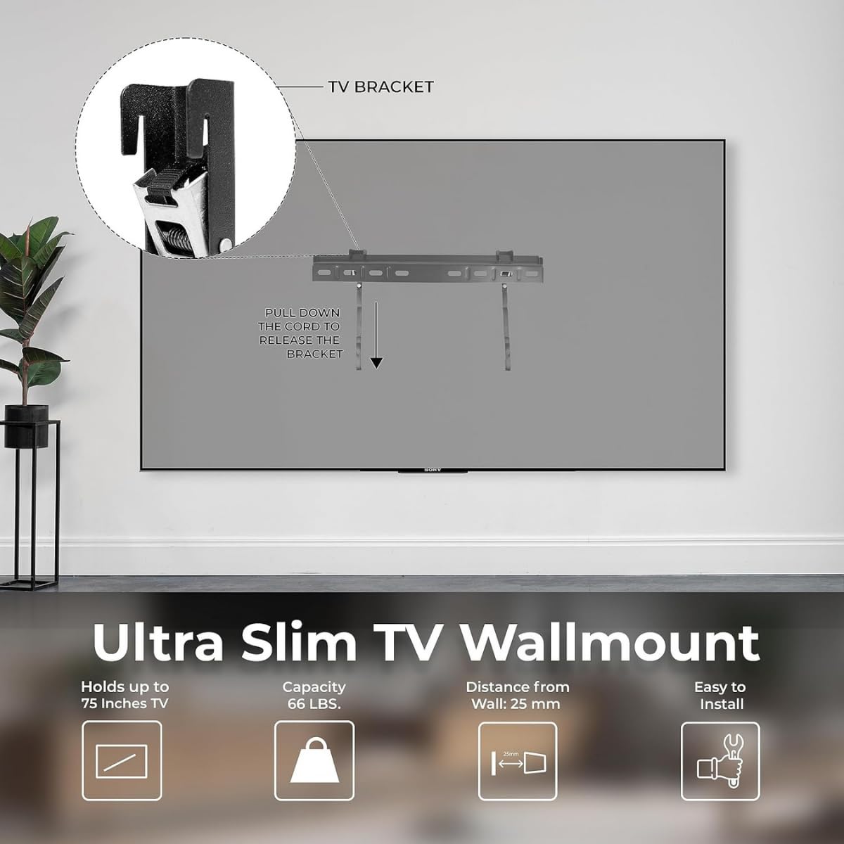 32" Smart TV with Wall Mount X4154