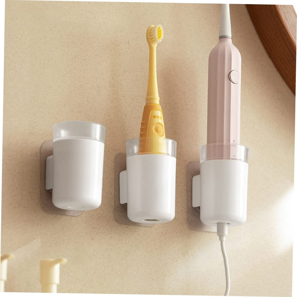 Wall Mounted Toothbrush Holder 2 Pack Plastic B248