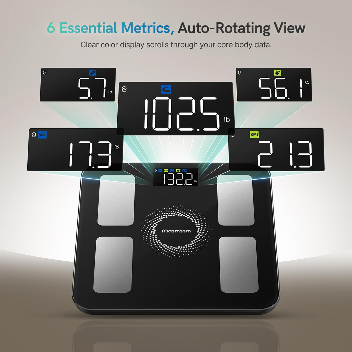 Smart Scale for Body Weight, BMI & Body Fat H89388