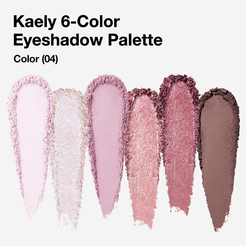 6 Colors Mini Rose Pink Eyeshadow Palette X5201