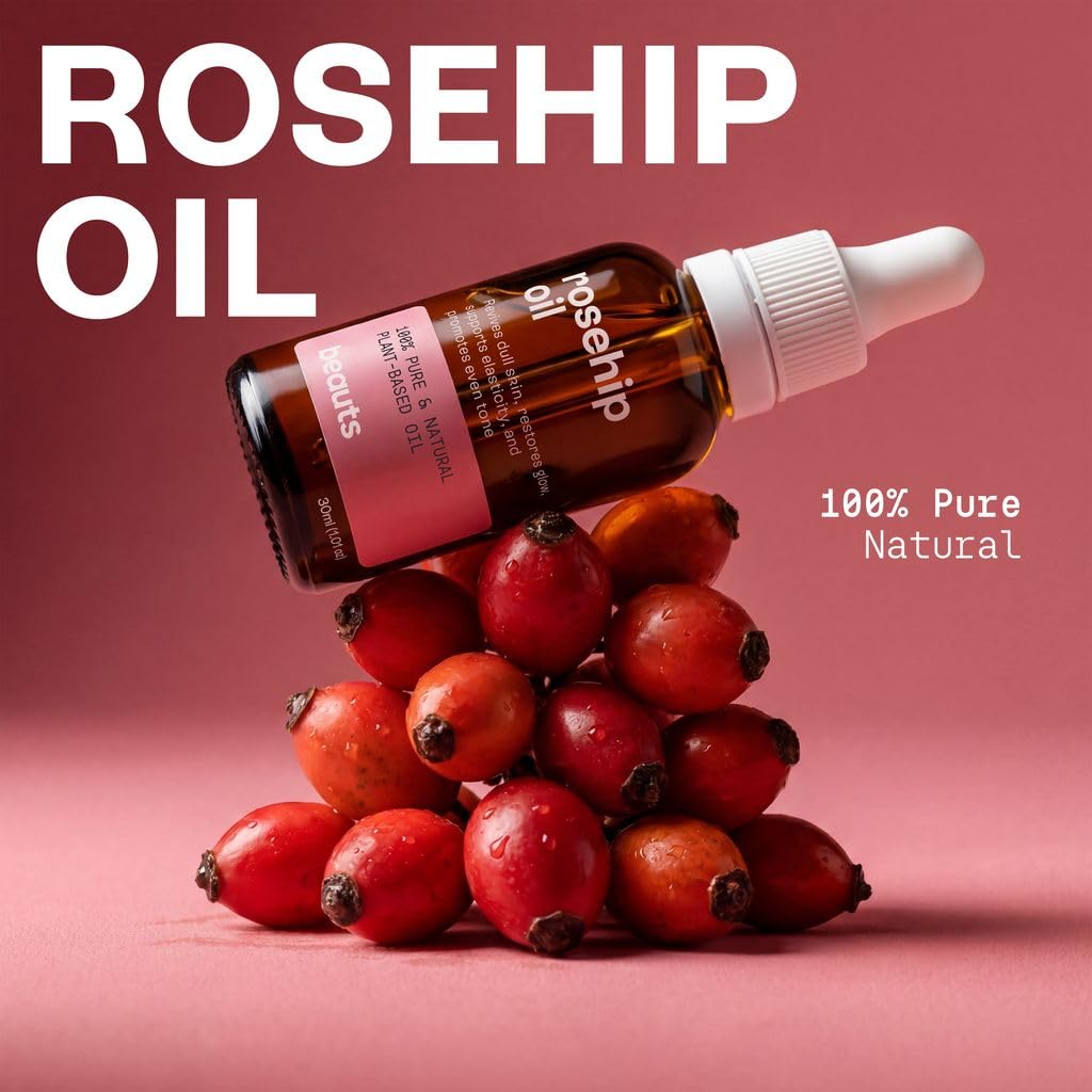 Cold-Pressed Unrefined Rosehip Seed Oil 1 oz S587351