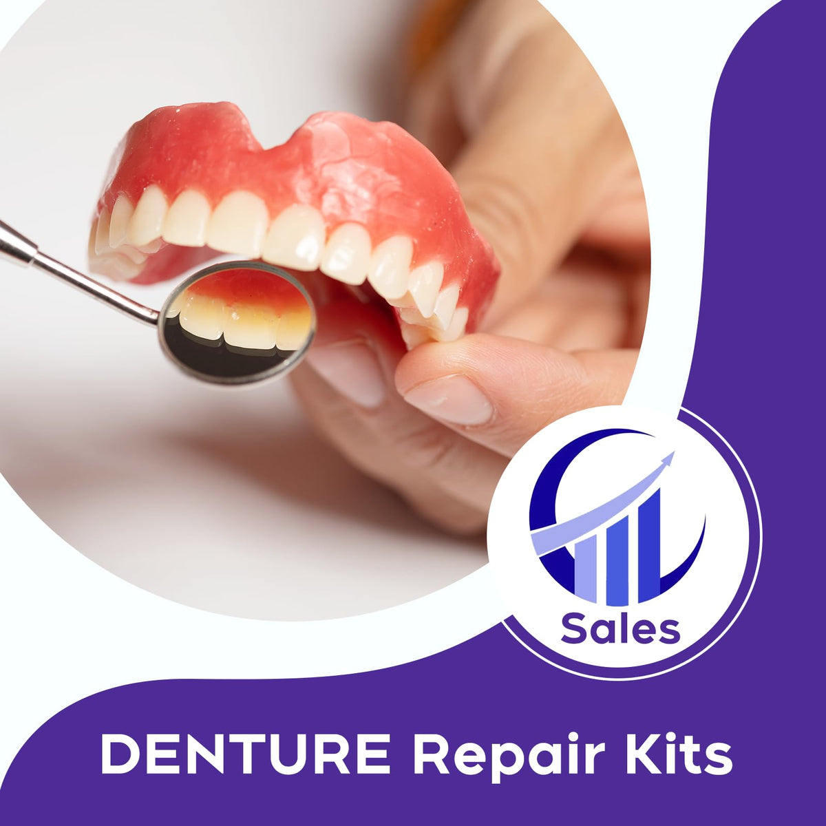 DIY Denture Kit for Upper & Lower Teeth S376