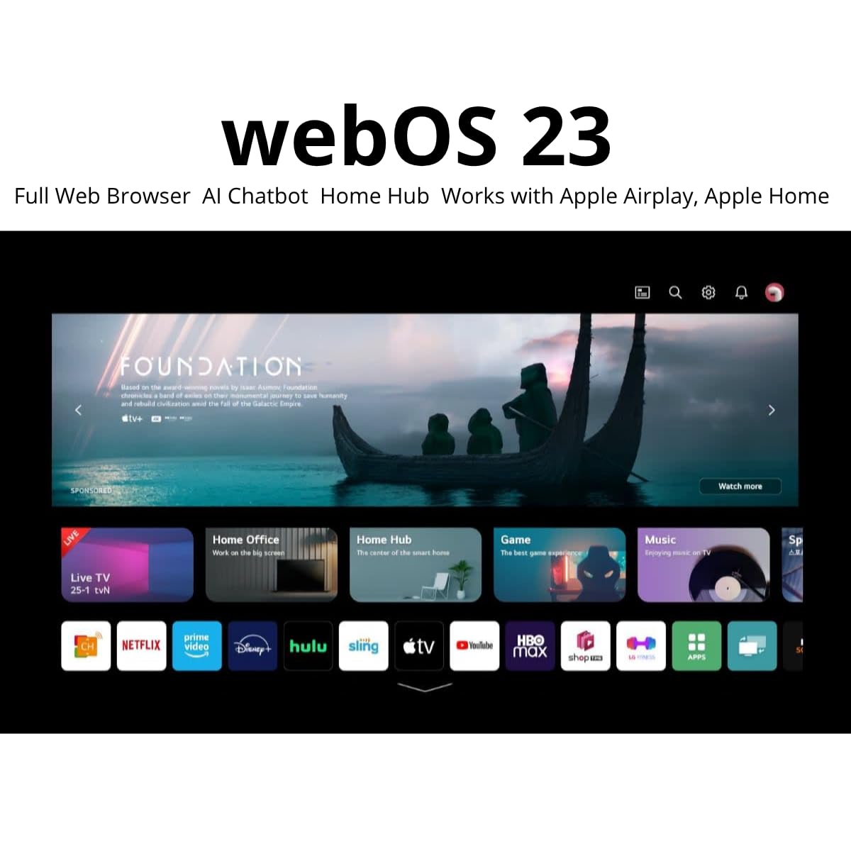 32" Smart TV with Wall Mount X4154
