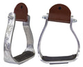 Angled Engraved Western Show Stirrups Y46070