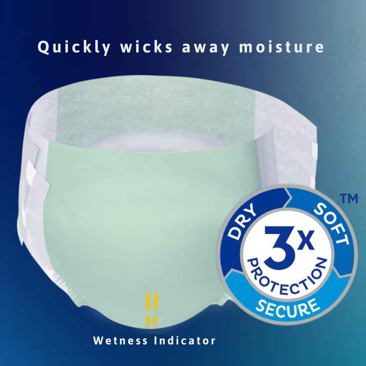 Small Heavy Absorbency Disposable Brief E178