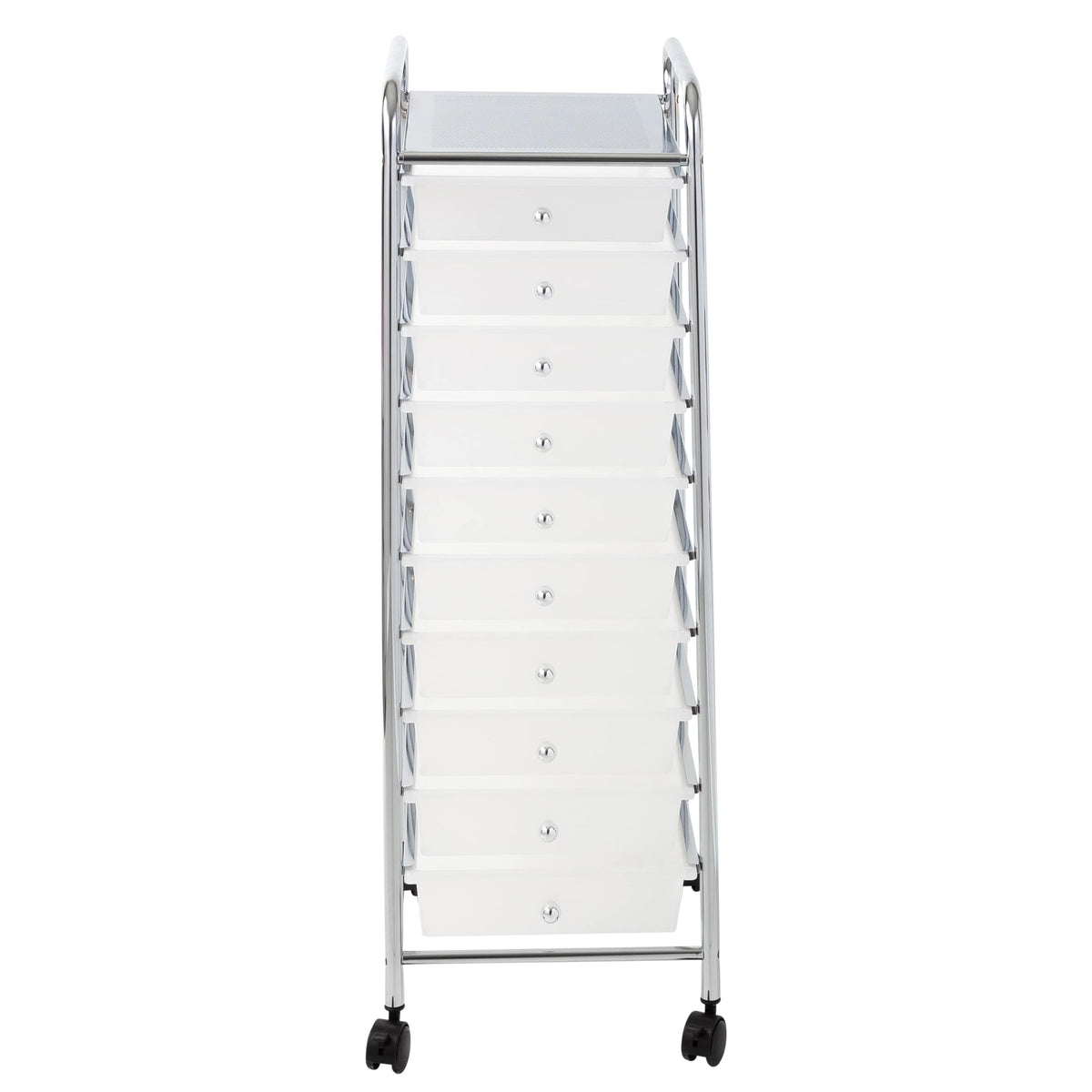 10 Drawer Rolling Storage Cart with Locking Wheels R26873