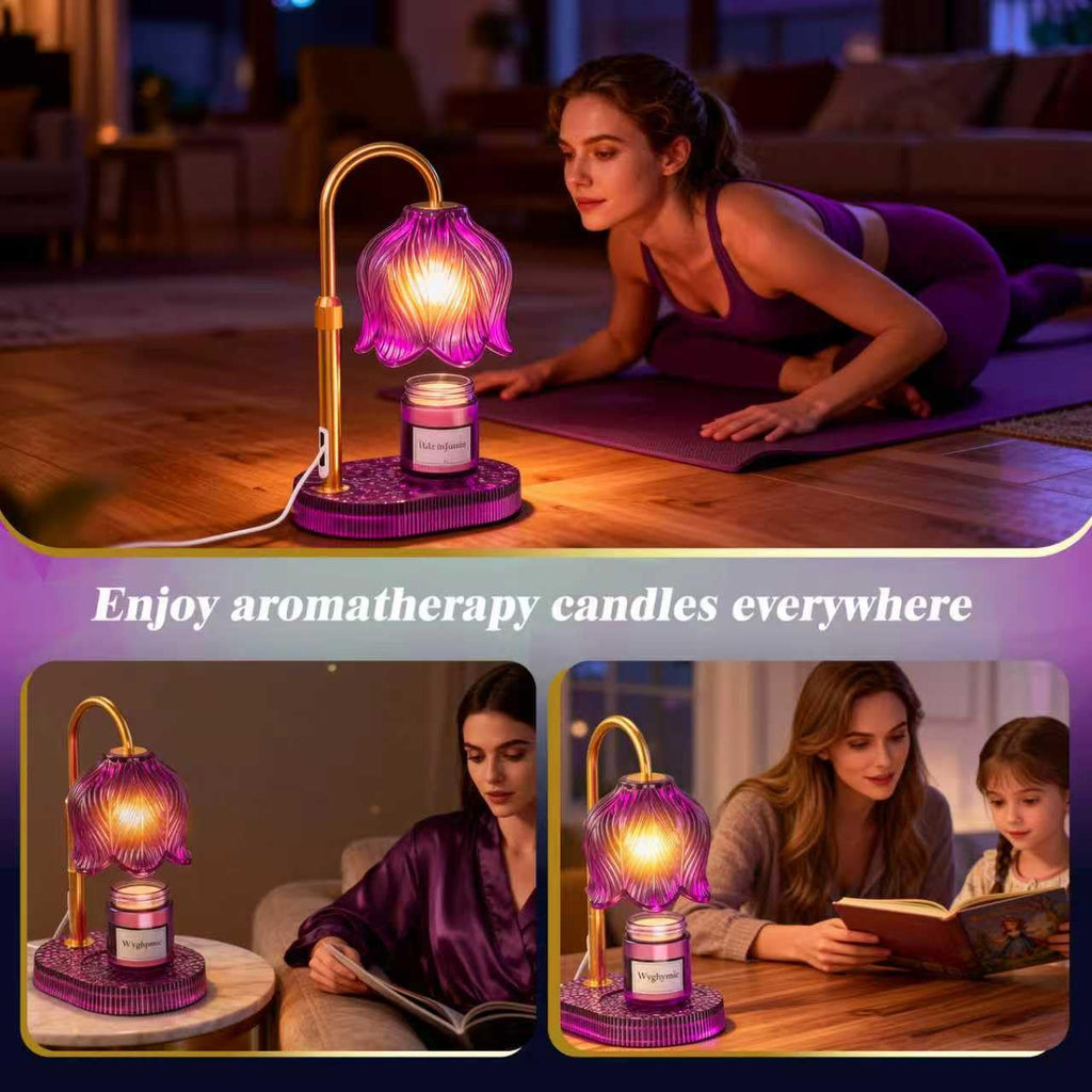 Flower Candle Warmer Lamp with Timer P123