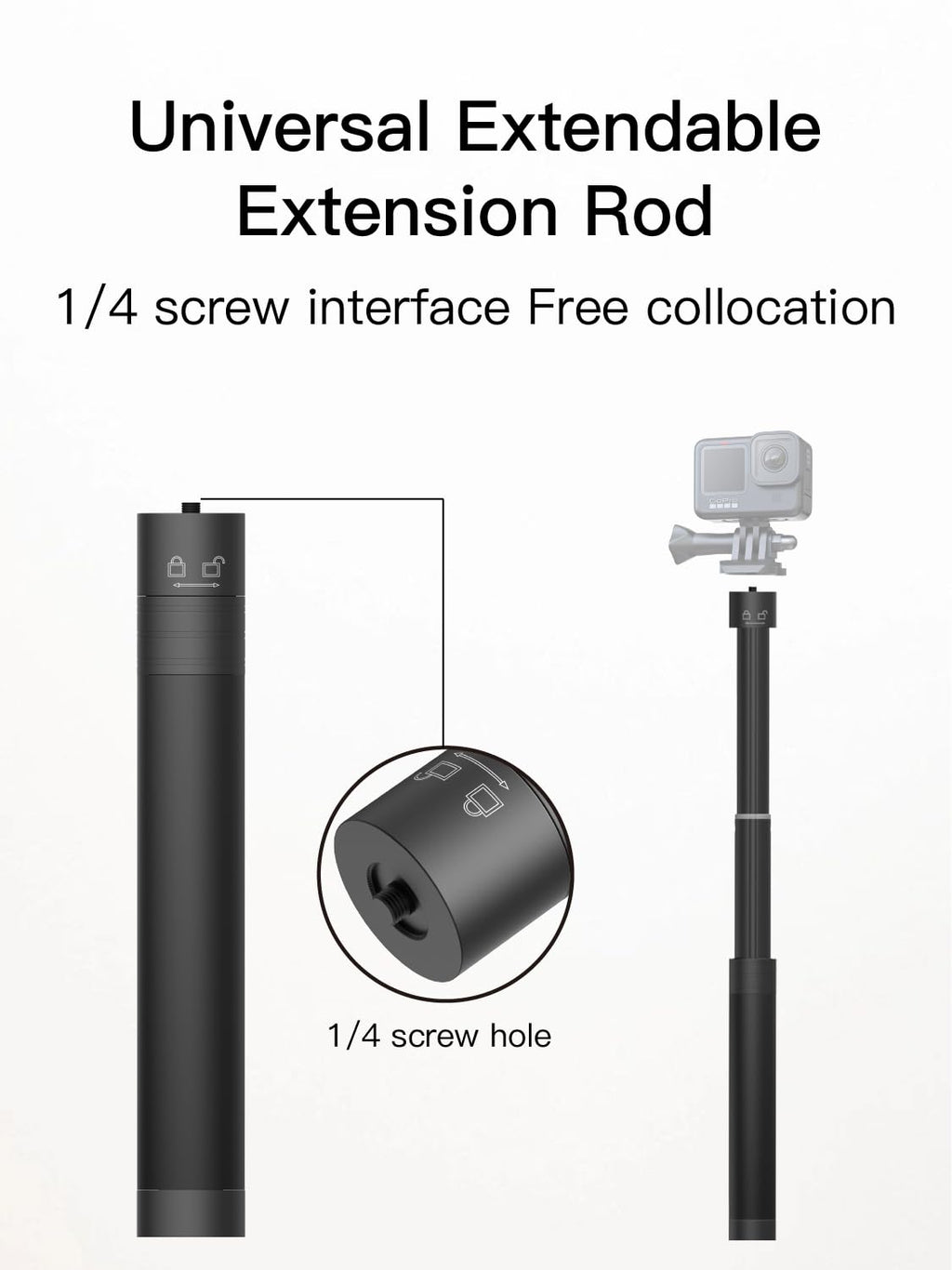 29" Adjustable Gimbal Extension Rod Y4391