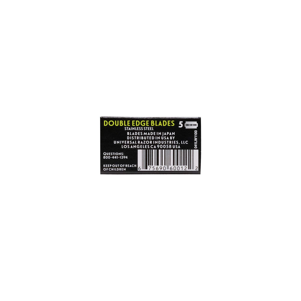 Double Edge Safety Razor Blades, 5 Count N142723