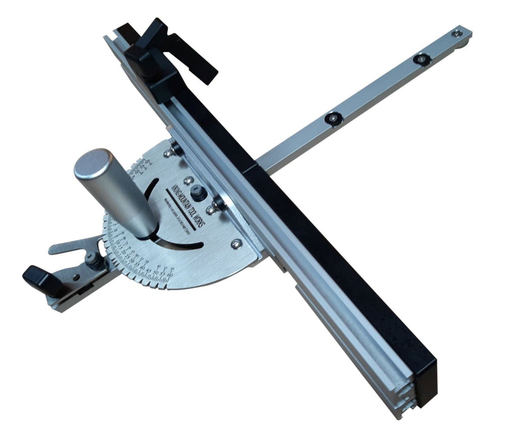 27 Position Precision Miter Gauge with Box Joint Fence and Stop S52655