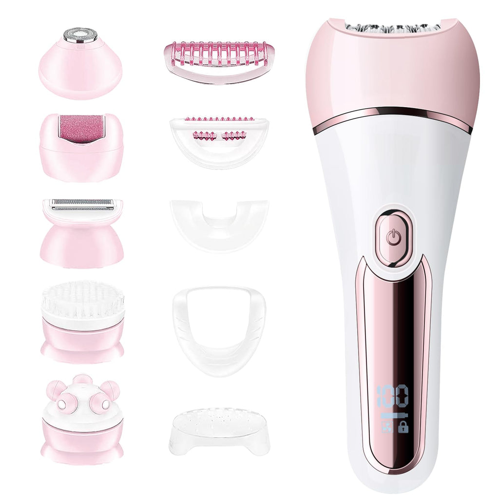 6 in 1 IPX7 Waterproof Rechargeable Epilator O4465