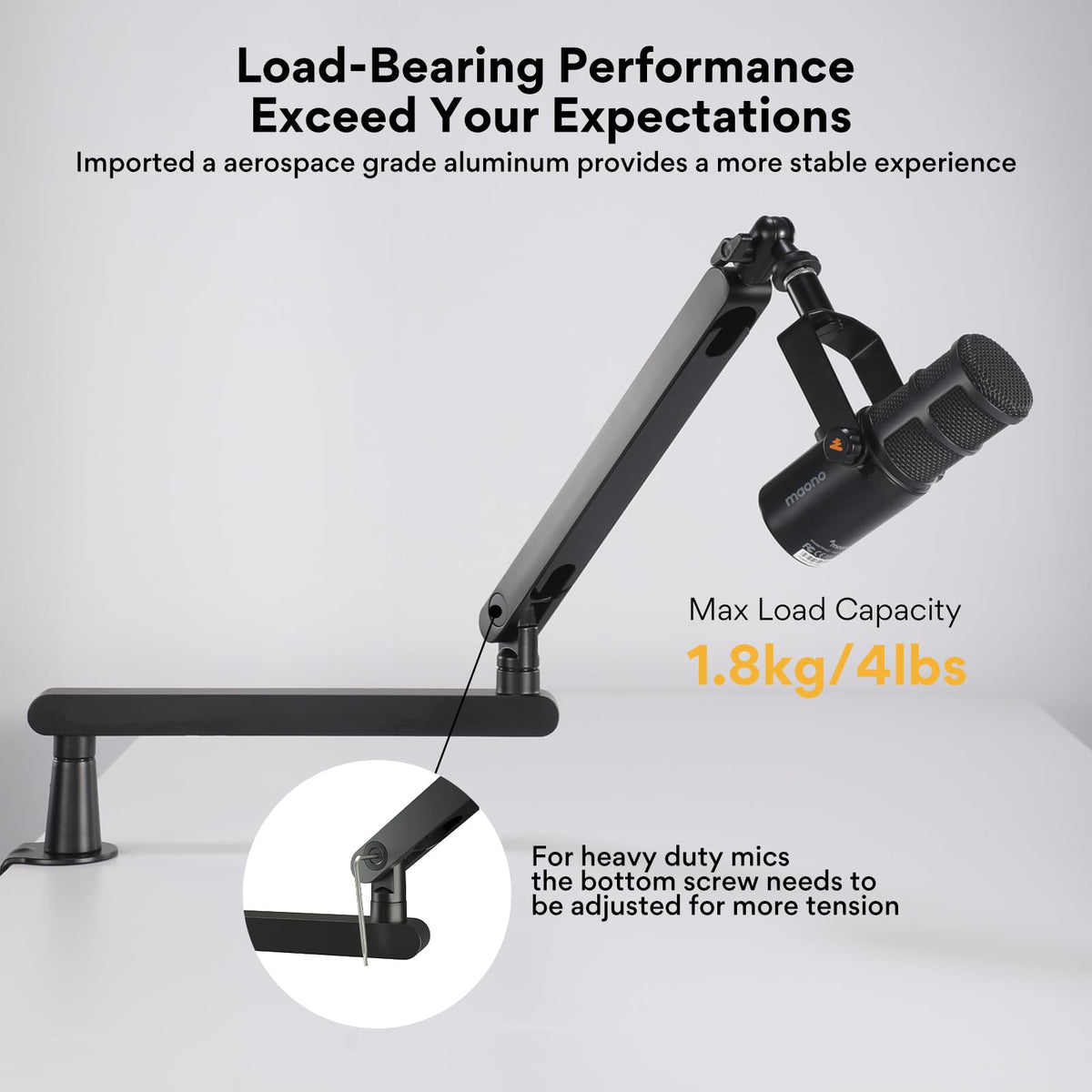 Wireless Gaming Microphone with Boom Arm M51070