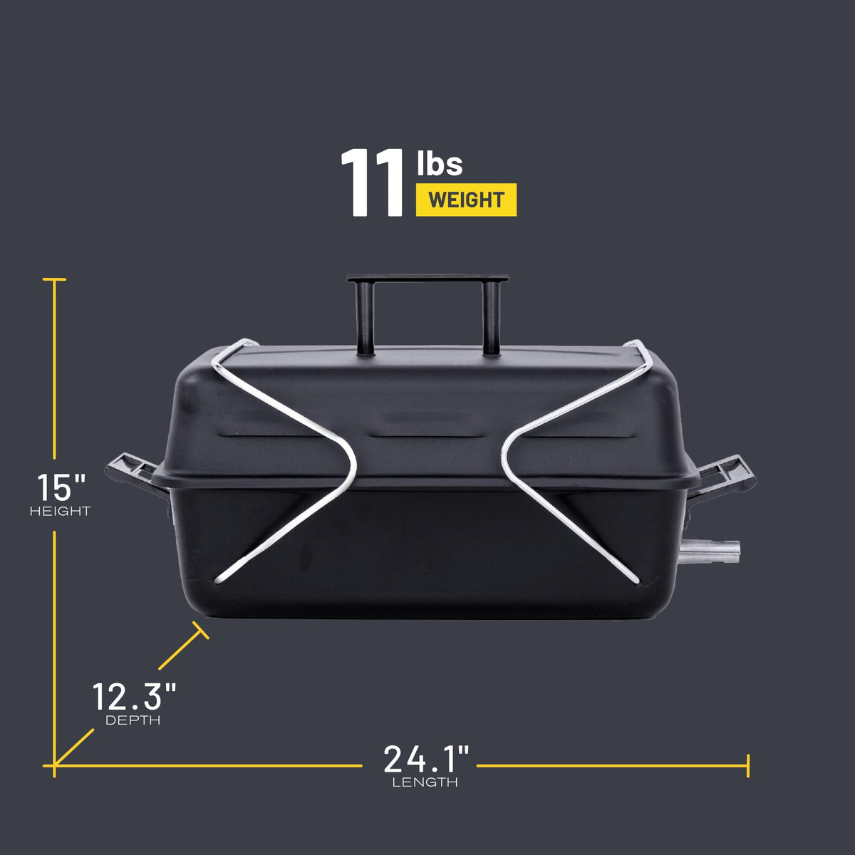 Portable 1-Burner Propane Gas Grill H1900