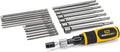 20 Pc 1/4" Drive Torque Screwdriver Set V6508