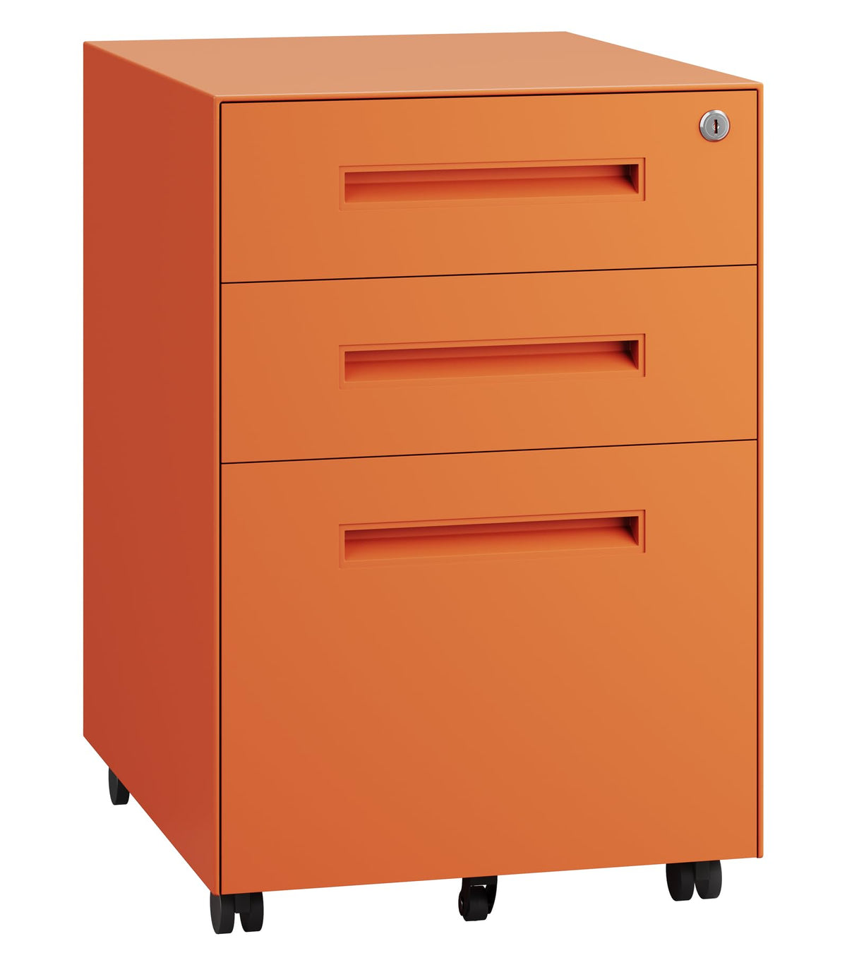 3 Drawer Metal Rolling File Cabinet G2556