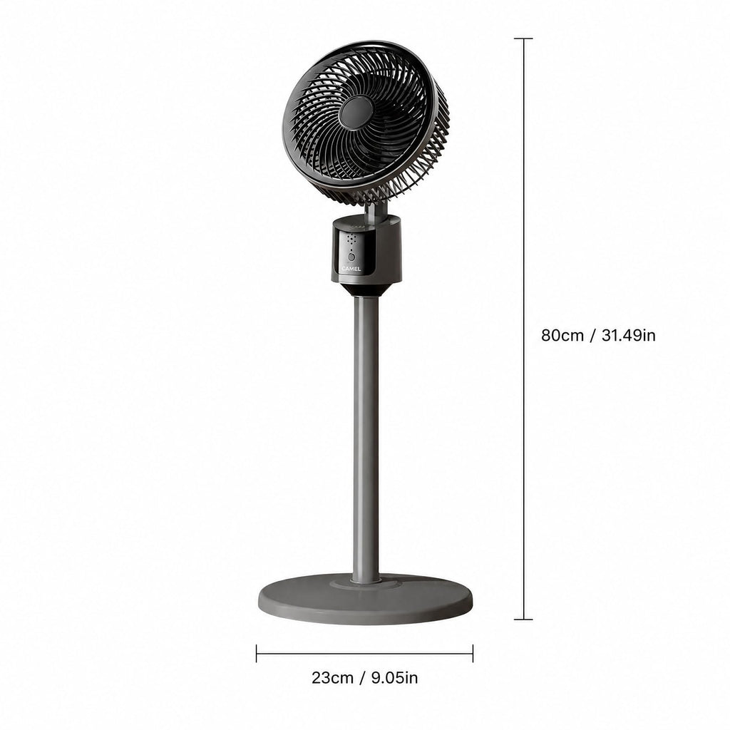 Pedestal Fan with USB Power, 3 Speed Quiet Floor Fan V20170