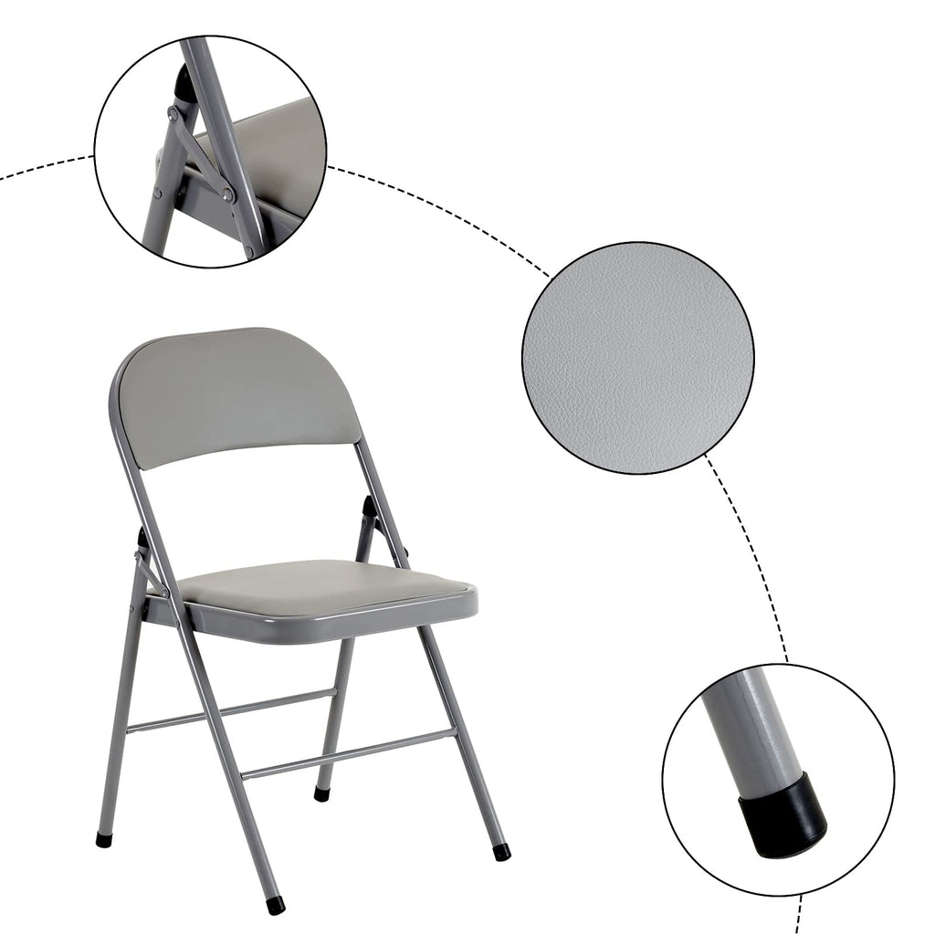 Foldable Iron PVC Chairs M5532
