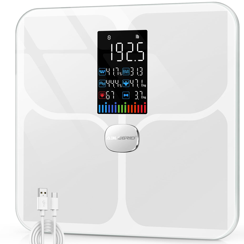 Smart Bathroom Scale for Body Weight and Fat O47108