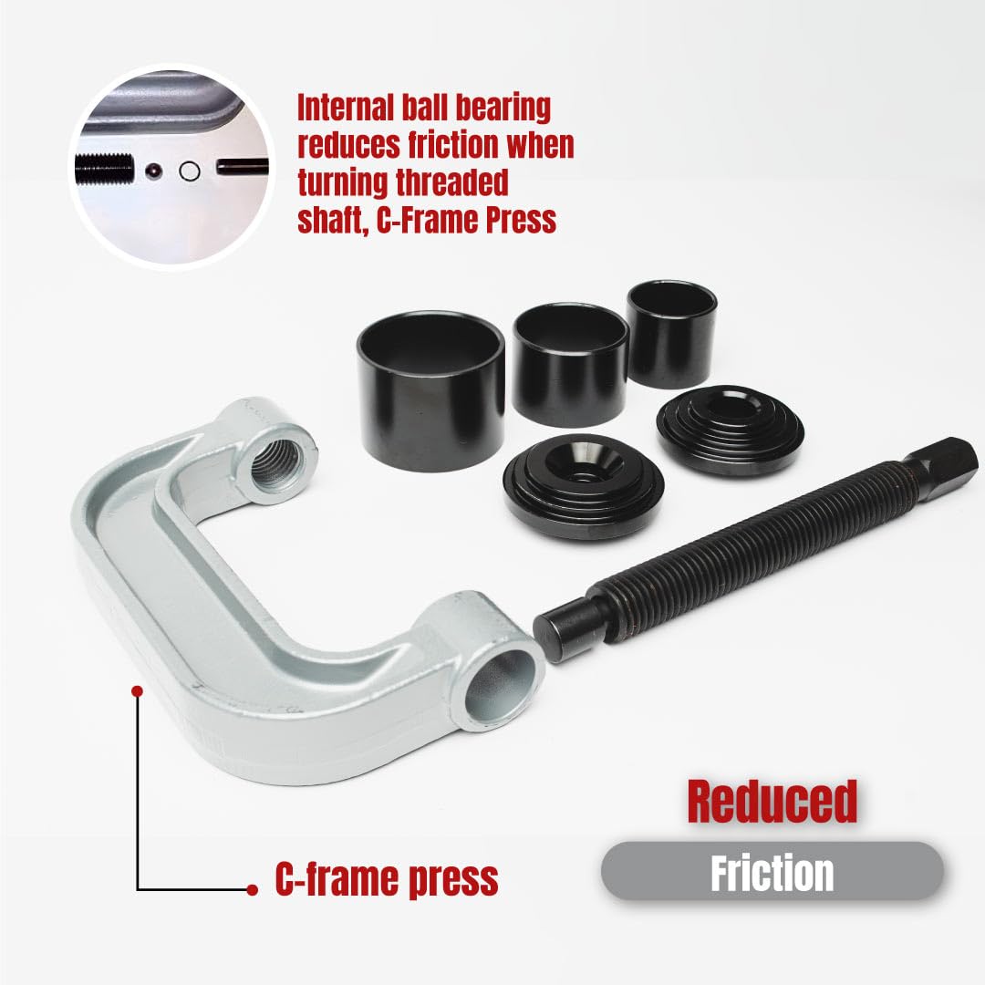 21-Piece Heavy Duty Forged Steel Ball Joint Press Kit D20927