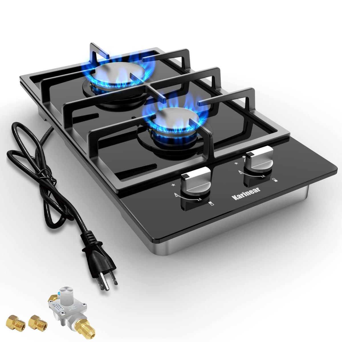 2 Burner Propane Gas Cooktop F910570