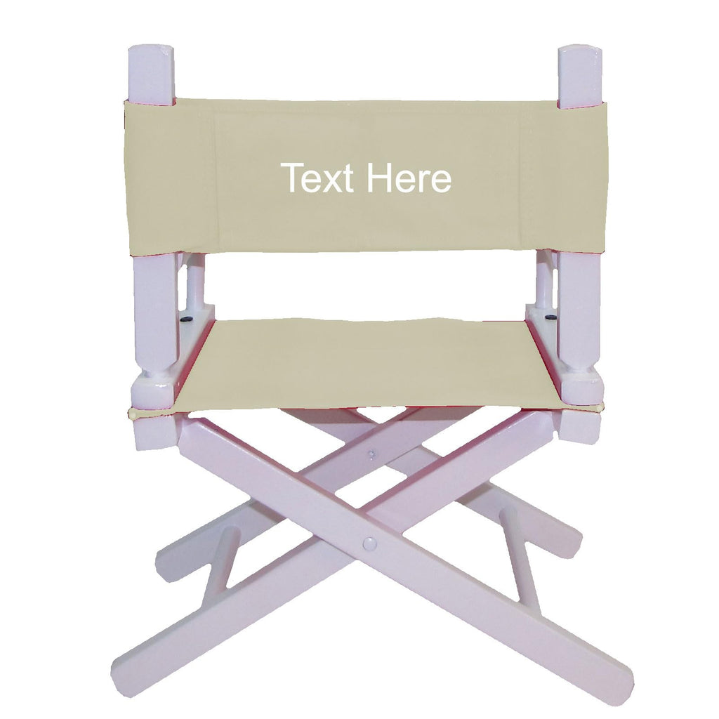 White Frame Toddler's Directors Chair I589551