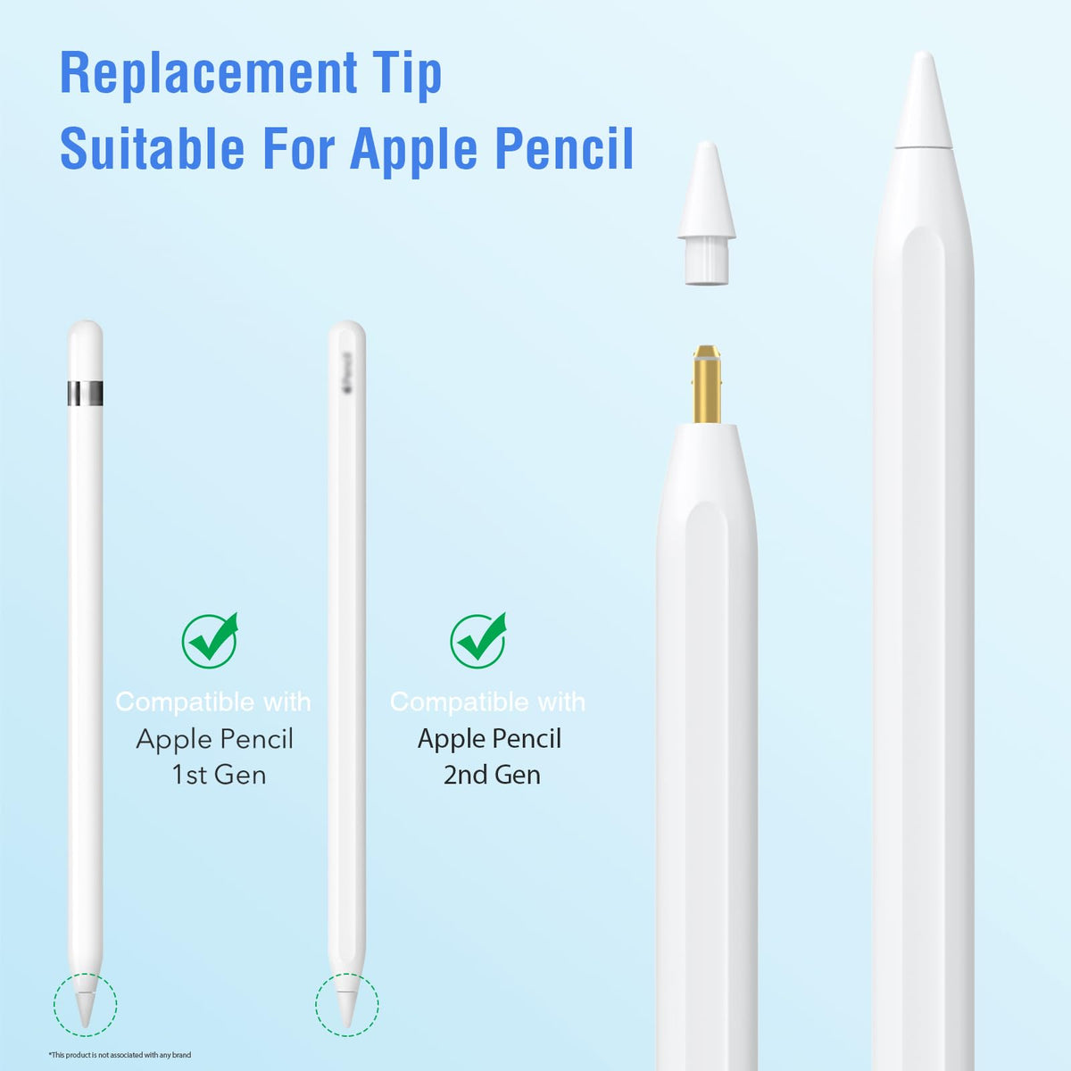 Replacement Tips for Apple Pencil 12 Pack K1669