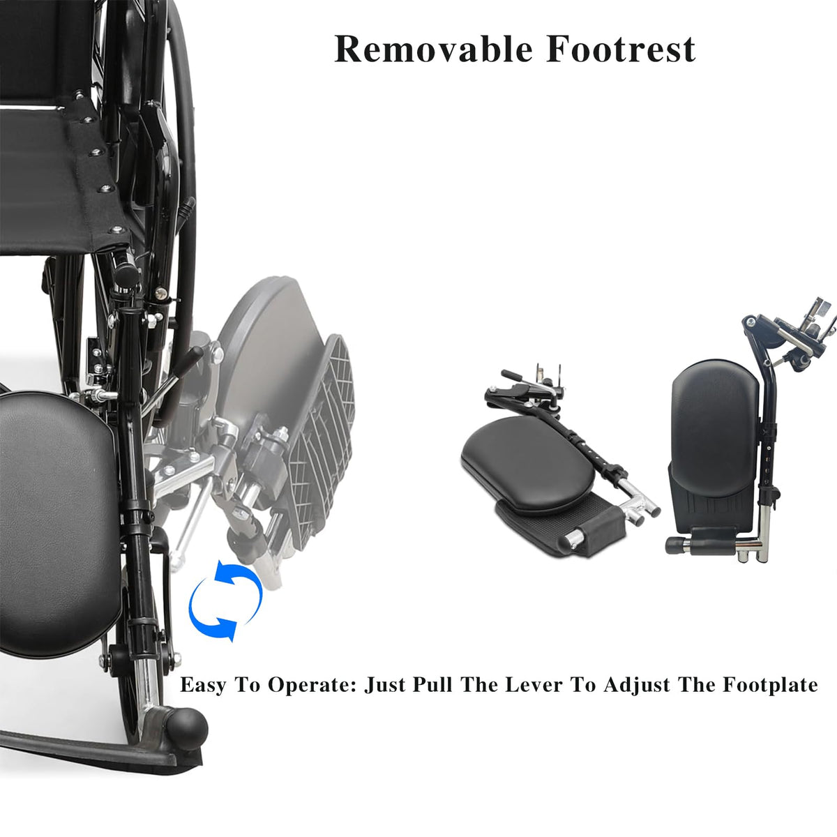 Wheelchair Leg Rest Foot Rest 1 Pair V749