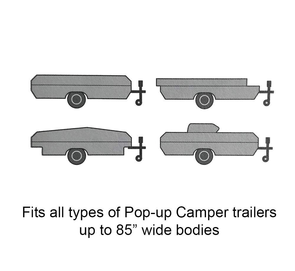 Pop-up Camper Cover 14' - 16' Water-Resistance Triple Layers Z208