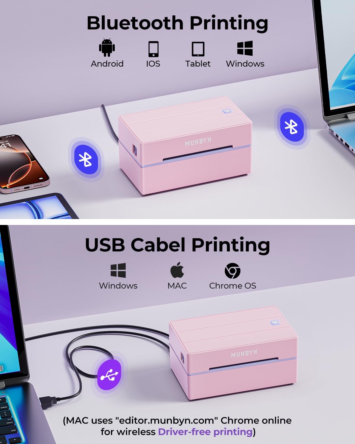 Bluetooth Thermal Label Printer R788