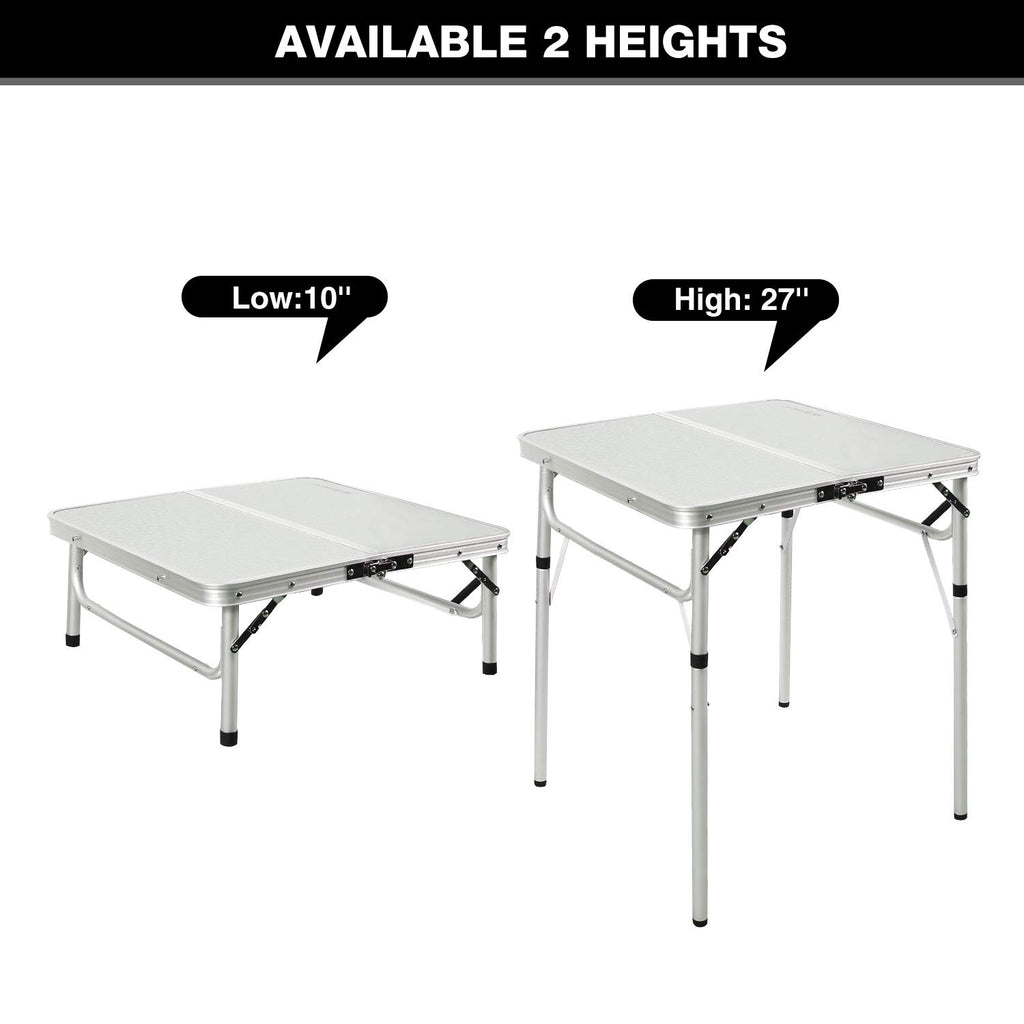 Small Square Folding Aluminum Camping Table J4683