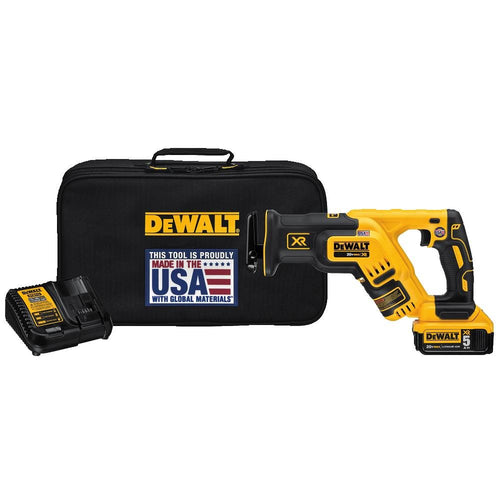 20V MAX XR Compact Reciprocating Saw and 6 Pieces Reciprocating Saw Blades Set R811