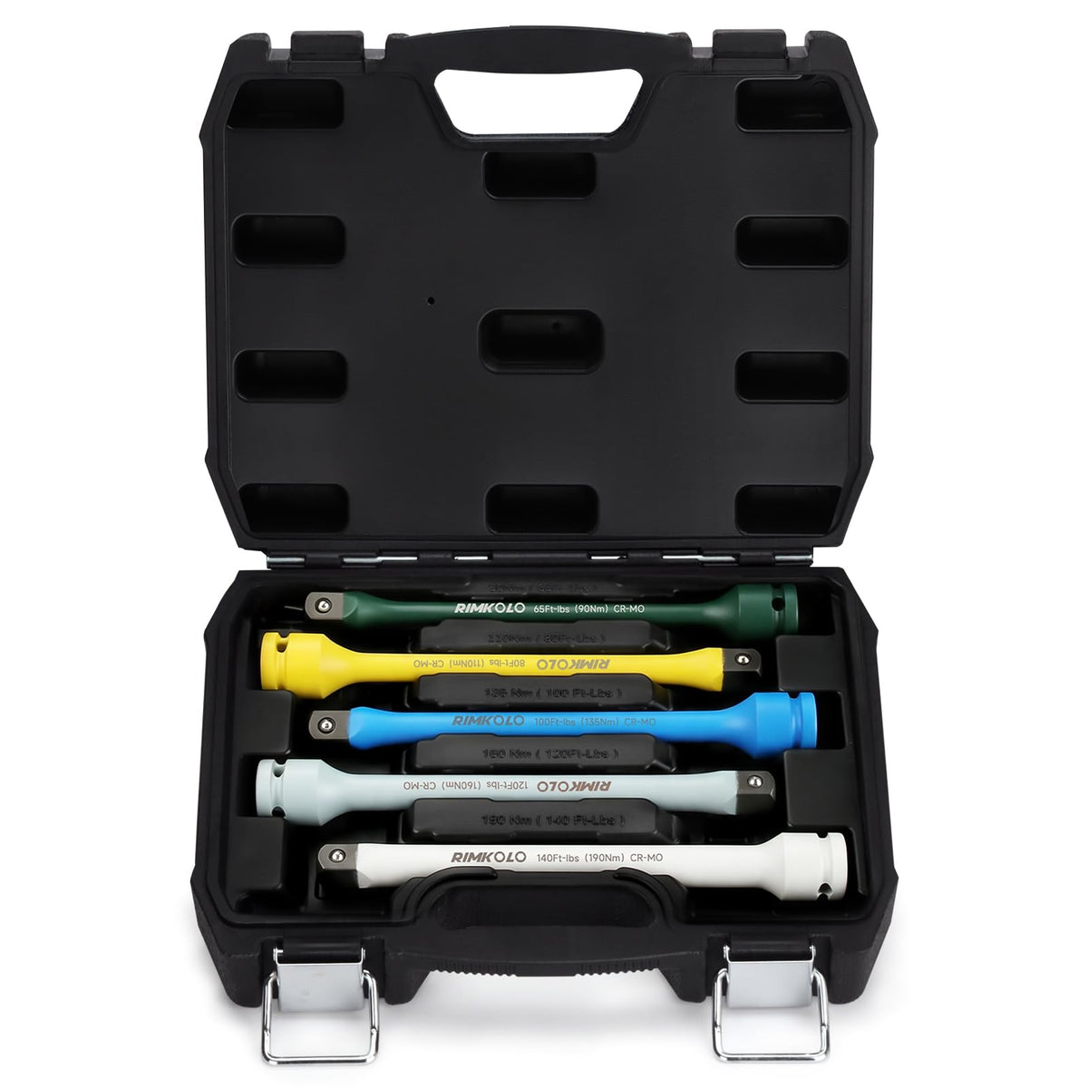 1/2" Drive 5-Piece Impact Torque Limiting Extension Bar Set V579