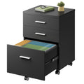3 Drawer Wood File Cabinet Q21970