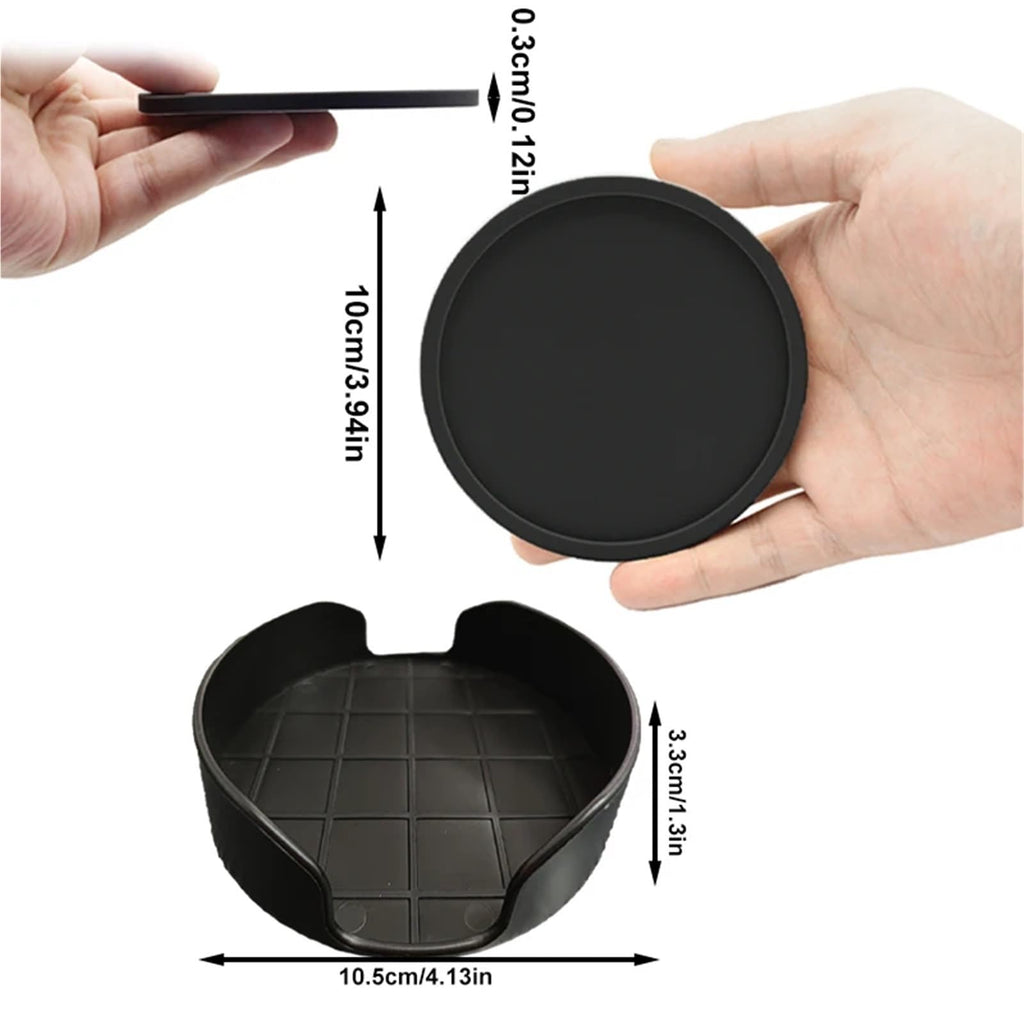 32 Pc Silicone Coasters F923622
