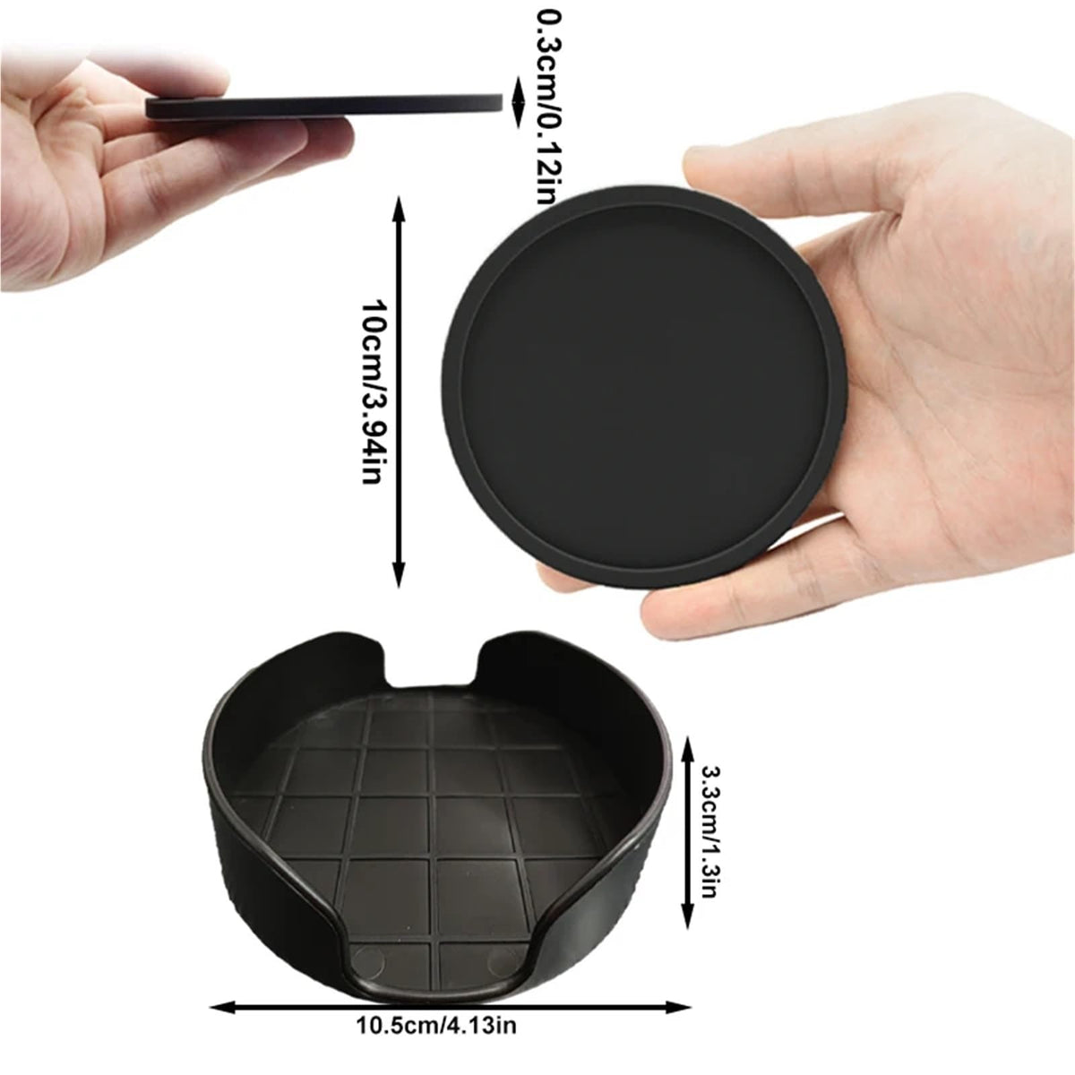 32 Pc Silicone Coasters F923622