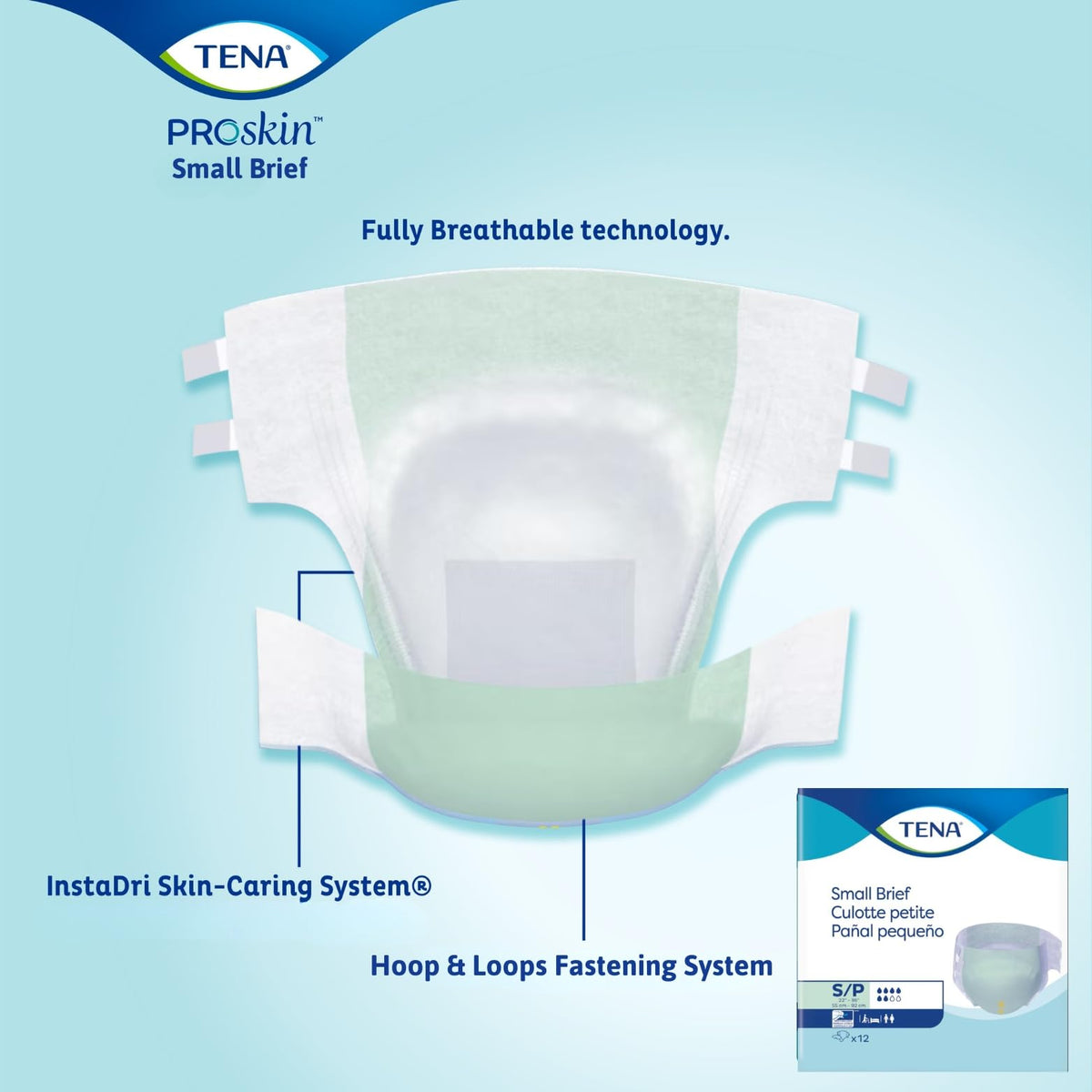 Small Heavy Absorbency Disposable Brief E178