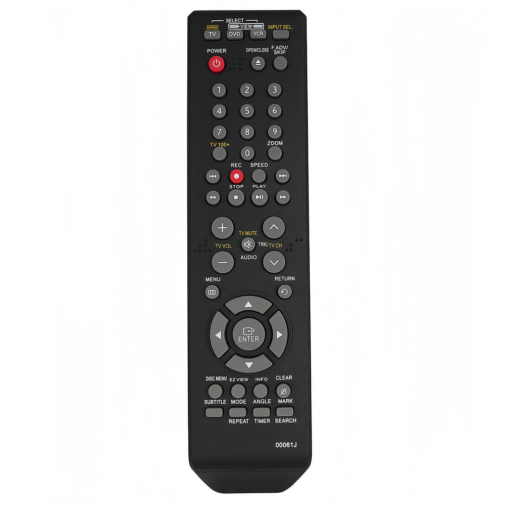 Replacement Remote Control for DVD VCR Combo Player Recorder D117849