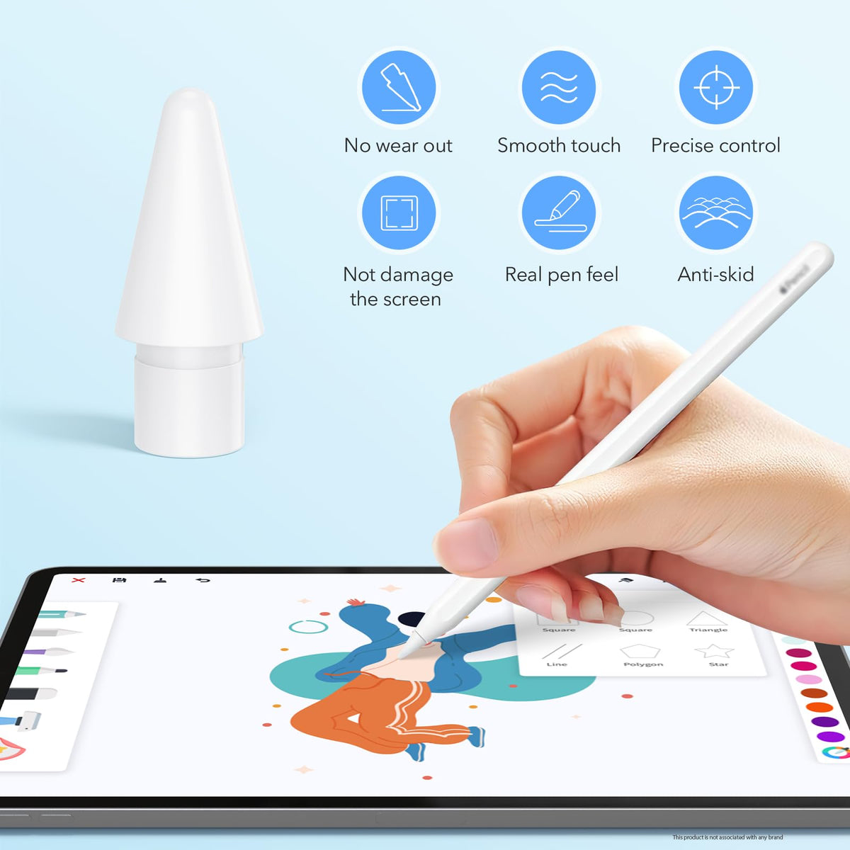 Replacement Tips for Apple Pencil 12 Pack K1669